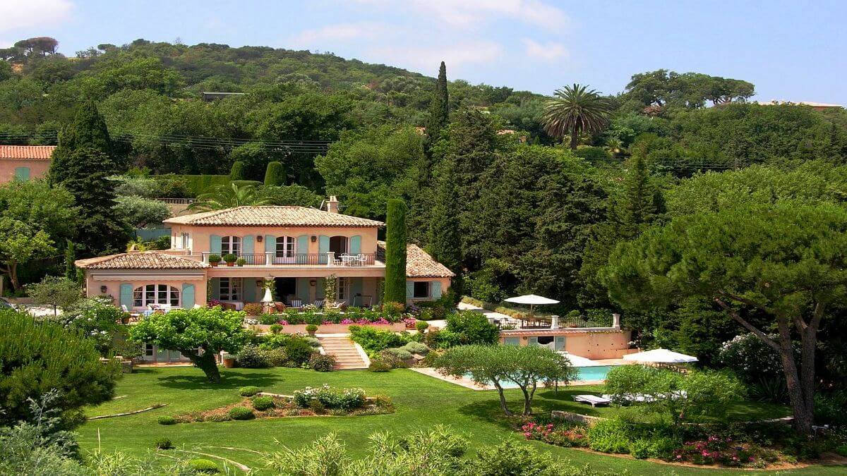 Rose of St Tropez Cote d'Azur Villas