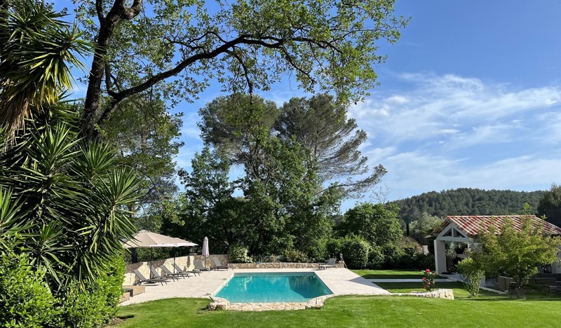 Last Bastide Poolhouse Lawn