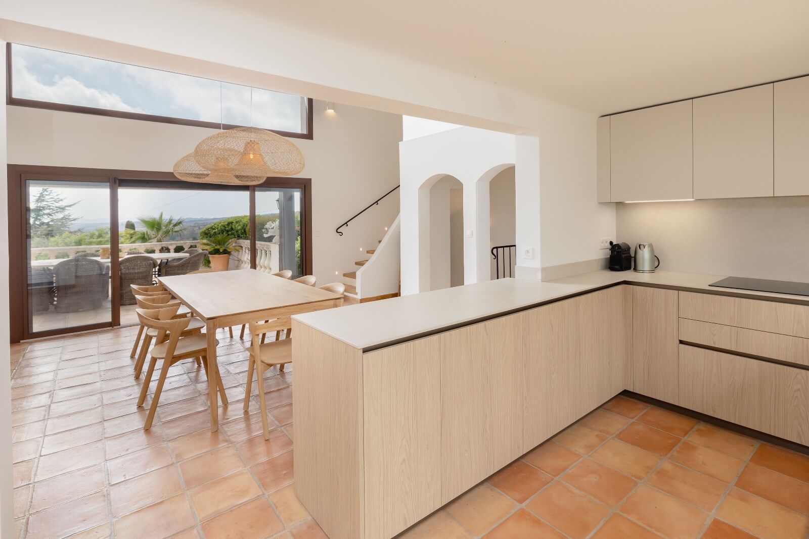 Kitchen Island Dinign Terrace To Use