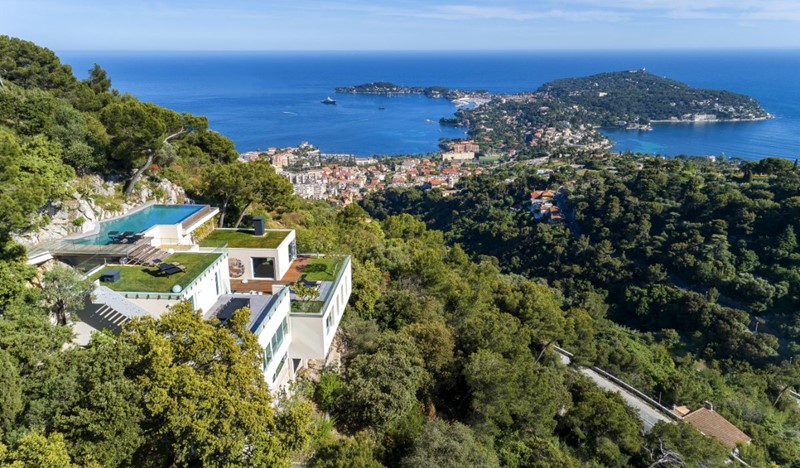 Villefranche French Riviera holiday villa with sea views
