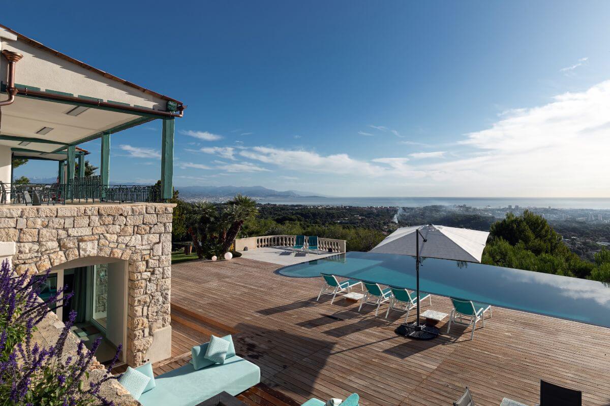 Sea View From Villa Acaia Cannes